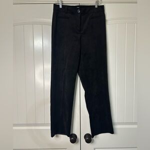 Kim Rogers Black Corduroy Wide Leg Pants. Size 10.